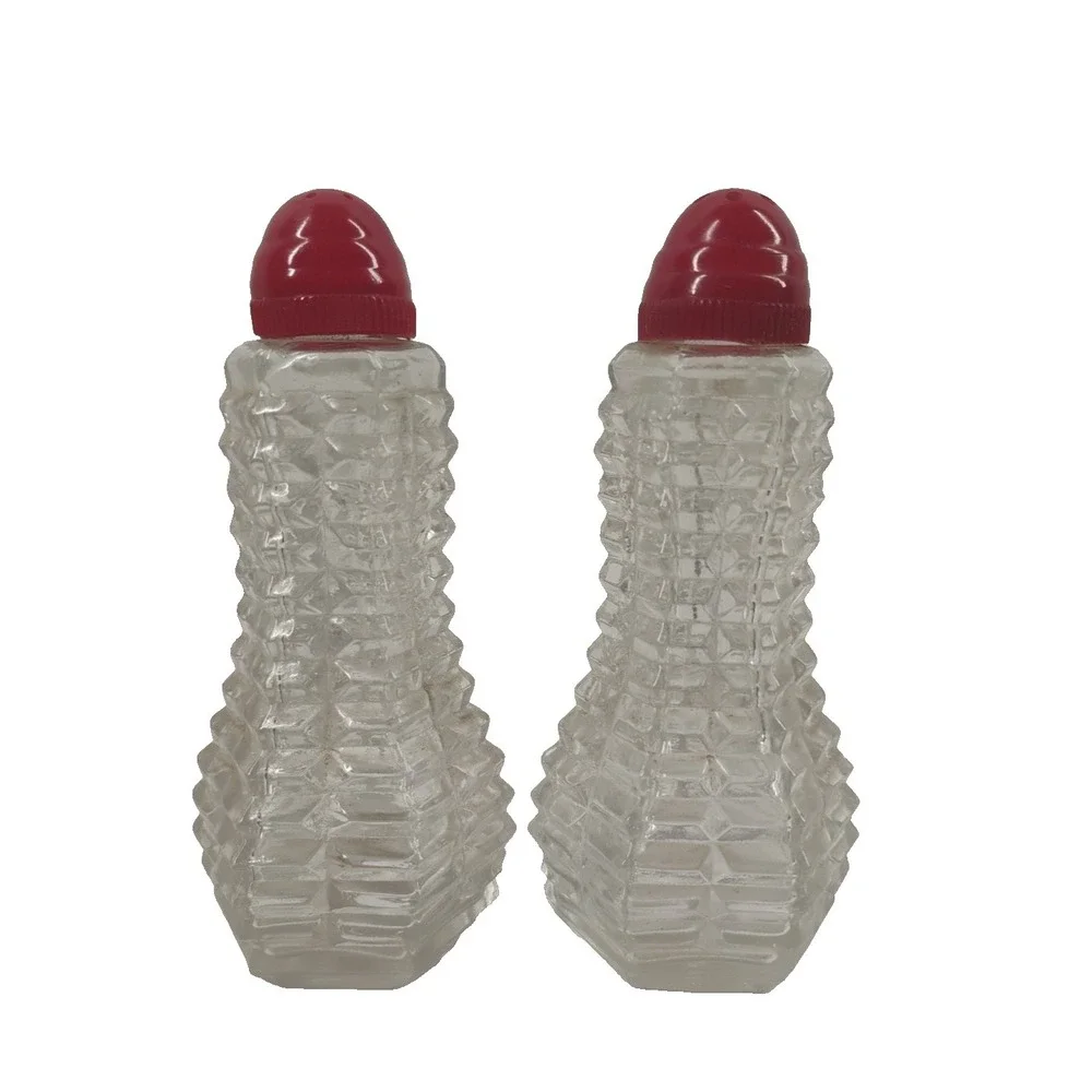 Vintage Waffle Print‎ Glass 4.25